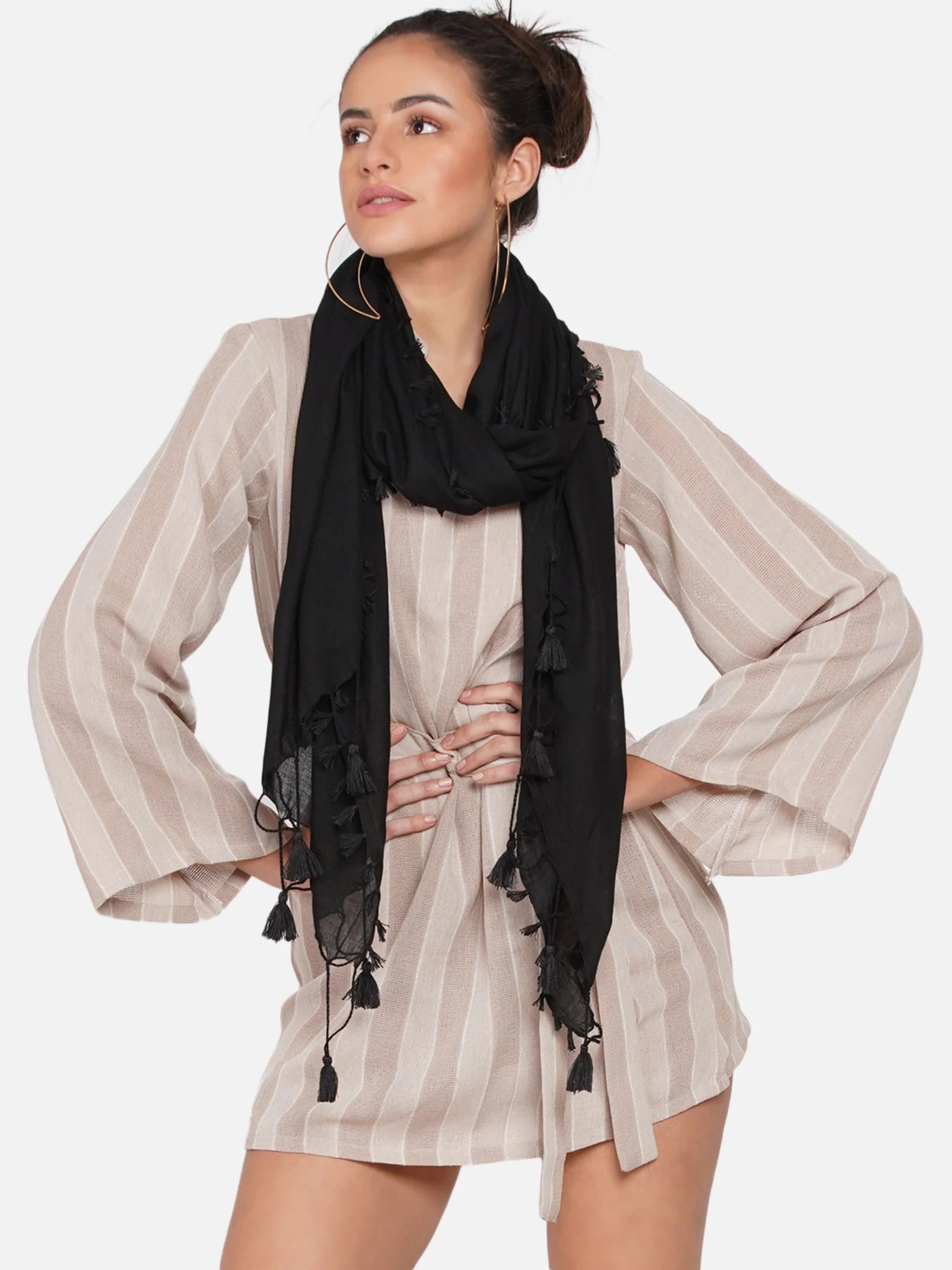 GET 3 SOLID SCARVES FOR JUST RS 1499