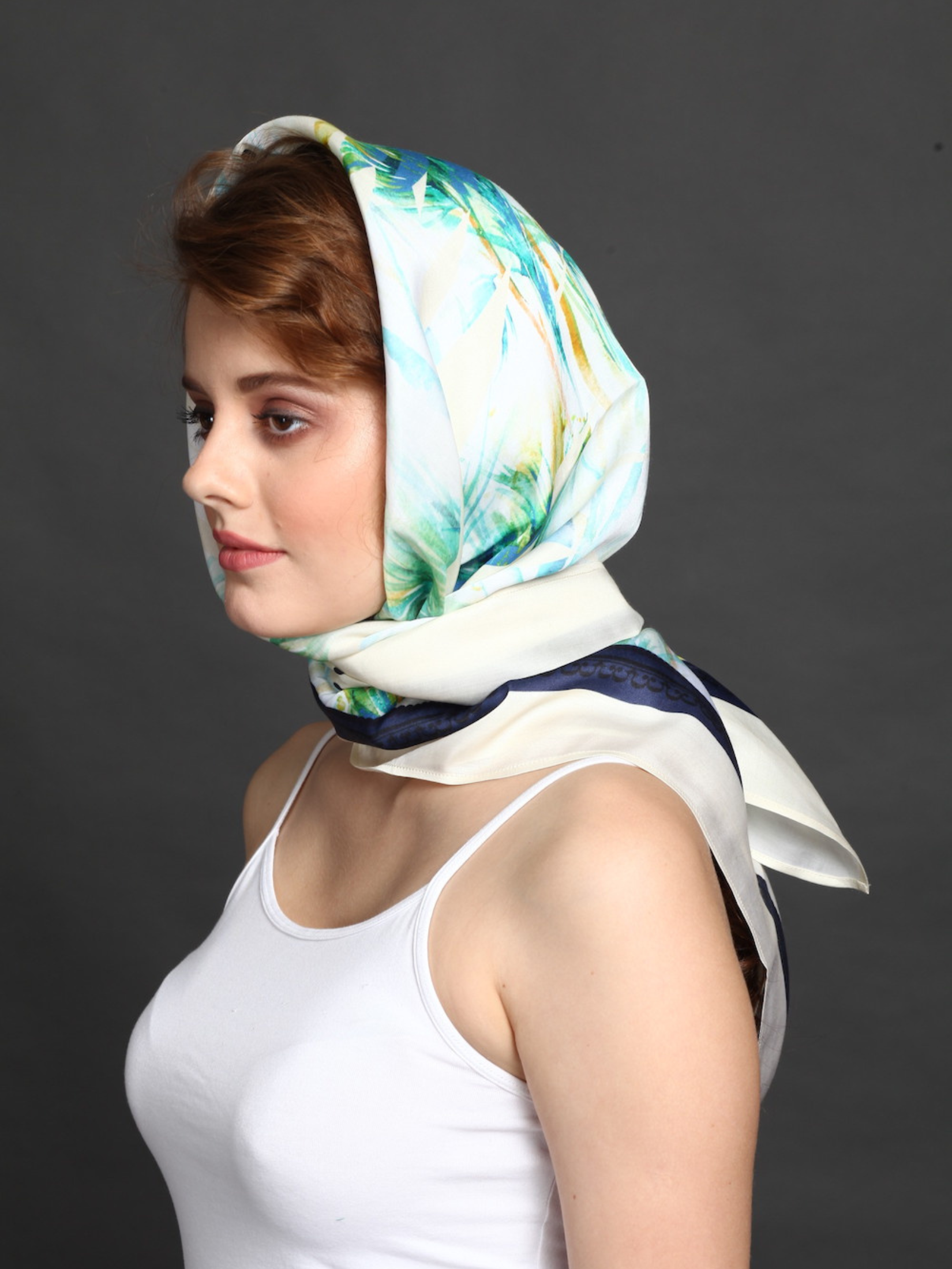 MiamiSilkSatinScarf