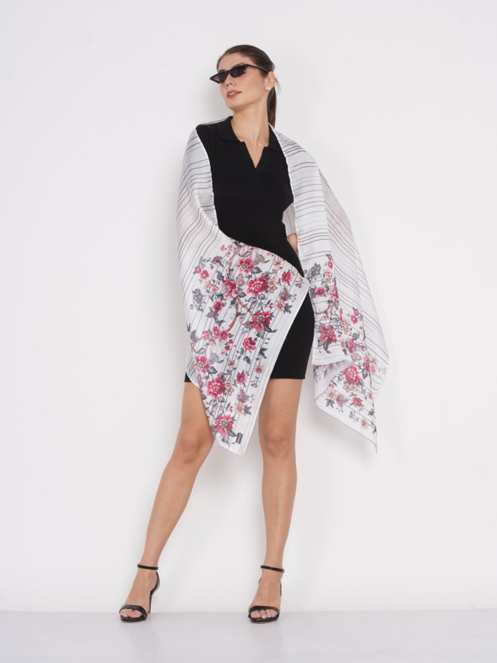 SpringFloralStripedScarf_4