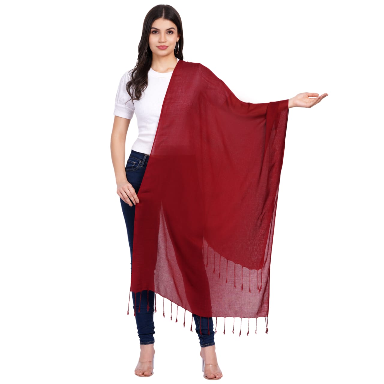 PACK OF 2 SOILD SCARF